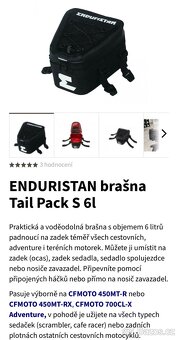 Zánovní brašna na motorku 6 l - 4