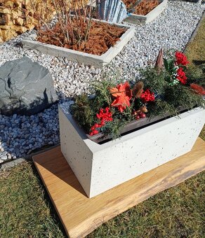 Betonový květináč 60x30x30 - 4