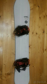 Snowboard Gara Carver X 164, vázání Nitro Raiden - 4