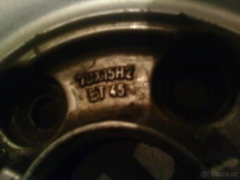 Prodám ALU kola 5/112 r 15 ET45 pneu 205/60 - 4