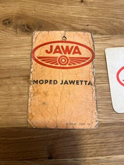 Originální dokumenty jawa jaweta 551 - 4