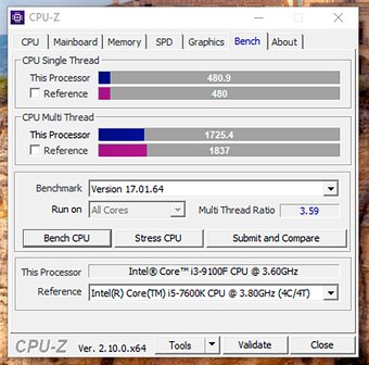 9. gen. Intel Core | i3-9100F | 4.20 GHz | LGA 1151 | - 4