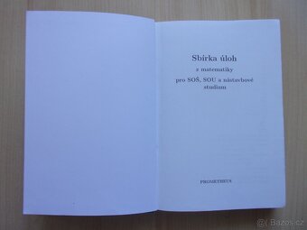 SBÍRKA ÚLOH Z MATEMATIKY PRO SOŠ, SOU a NÁSTAVBOVÉ STUDIUM - 4