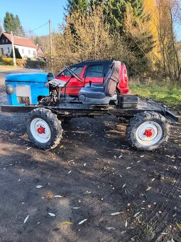 Malotraktor domací výroby 4X4 - 4