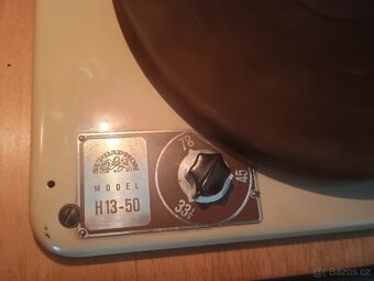 Skříňový gramofon Supraphon H 13-50, zachovalý - 4