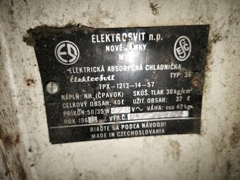 Lednice elektrosvit r.v. 1960 - 4