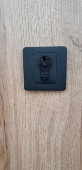 VCHODOVÉ DVEŘE 80,PRAVÉ VÍŠKA 195 CM KOMPLET VIZ. FOTO - 4