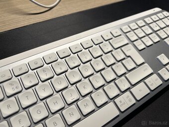 Predám klávesnicu Logitech MX Keys S Mac, biela, ENG-intl. - 4