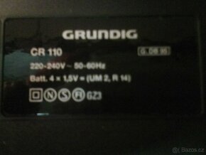 Stereo přehrávač kazet MC nový, zn. Grundic - 4