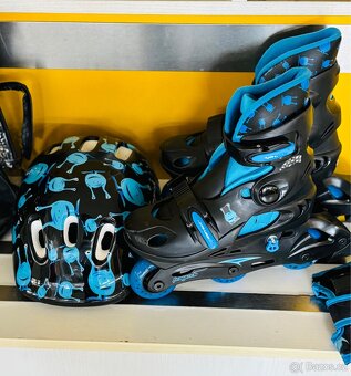 inline brusle Tempish (30-33 EU) + helma, chrániče, batoh - 4
