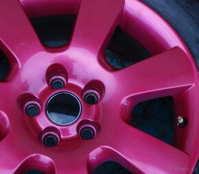 original alu kola VW 5x100 take Seat Skoda Audi pro kočičku - 4