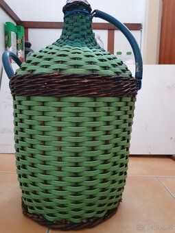 Opletený demižon 3l, 2ks 5l, 20l - 4