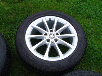 4 XZIMNÍ HLINÍKOVÁ KOLA ŠKODA KAROQ,OCTAVIA IV 215/55 R17 - 4