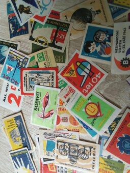 Sbírka zápalkových nálepek - 100ks - 4