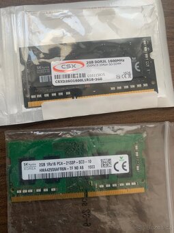 PAMĚTI RAM - DDR4 - DDR3 - DIMM - SODIMM - 4