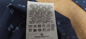 Nová pánská tmavě modrá košile s dlouhým rukávem - L/42 - 4