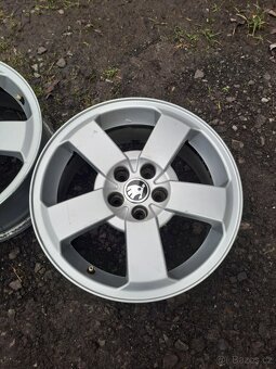 Alu kola 5x100 originál Škoda R16 - 4