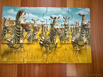 Dřevěné puzzle Madagaskar DreamWorks - 4