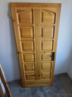 Dveře - dřevěné, kazetové - 4