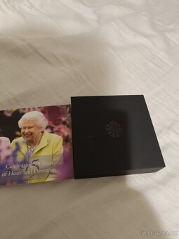 Stříbrná mince UK 95. narozeniny královny Alžběty II.RRR - 4