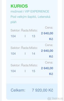3 lístky - akrobatická show Praha - 7.9. - 4