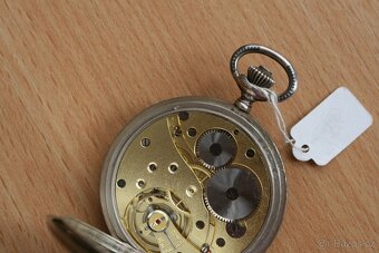 Starožitné celostříbrné tříplášťové kapesní hodinky tula - 4