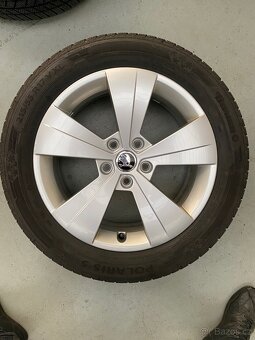 Zimní sada originál Škoda Alu kol R17 - 4