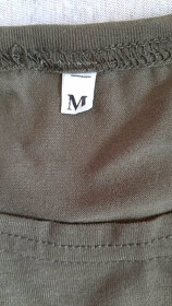 Nové pohodlné khaki šaty M / 38 / 10 - 4