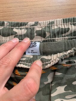 Zateplené kalhoty vel 92 a 98 - 4