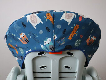 Náhradní potah do židličky Joie Mimzy - softshell modrý - 4