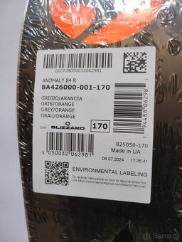 Blizzard Anomaly 84R + Marker TPC 10 DEMO, 24/25,170cm - 4