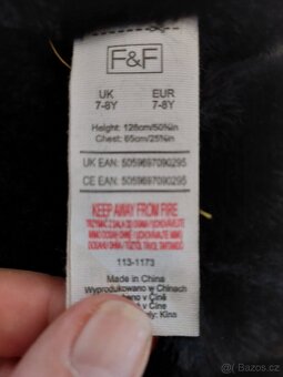 Zimní bunda - vel.128 - NOVÁ - 4