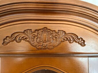 Vitrína rustikální - masivní, výška 202 cm - 4