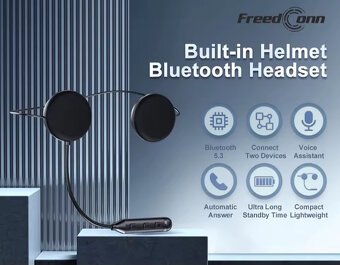 BLUETOOTH Sluchátka do helmy MOTO - 4