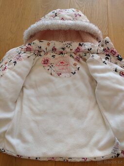 Zimni bunda - bila, ruz.kvety (80/86) - 4
