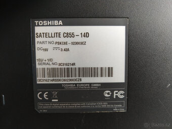 TOSHIBA Satellite C855-14D na ND - 4