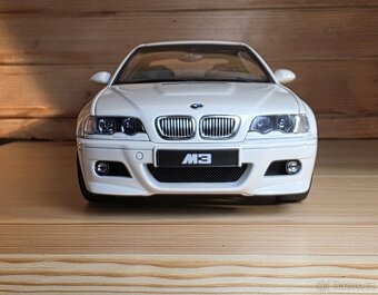BMW E46 M3 Coupe Alpine White Autoart 1:18 - 4