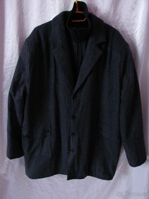 Pánský zimní kabát zateplený se stojákem vel.XL. - 4