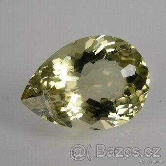 Křišťál-Křemen- kapka, modif. bril. - 9,39 ct. - 4