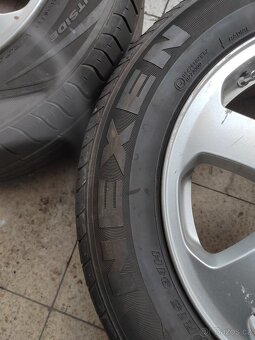 Prodám orig alu 15 škoda Octavia 1 5x100 ET 43 letní pneu - 4