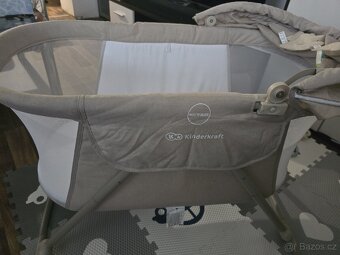 KINDERKRAFT Postýlka dětská 3v1 Lovi Beige - 4