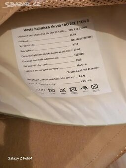balistická neprůstřelná vesta policie taktická samopal pčr - 4