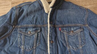 Zateplená džínová bunda Levis L - 4