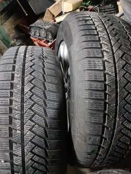 ❄️zimná 4ks alu disky orig. VW 5x112 R18 pneu 7mm 255/60 r18 - 4