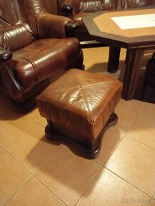 Kožená sedací souprava 3+2+1 - 4
