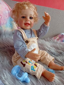 Realistická Reborn panenka chlapeček - 4