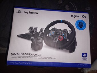 Prodám závodní sedačku a volant Logitech - 4