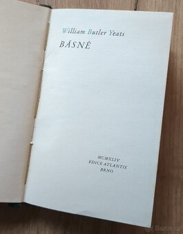 W. B. Yeats - BÁSNĚ (1944) Edice Atlantis - 4