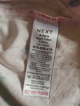 Bavlněné šaty Next, vel. 110 - 4
