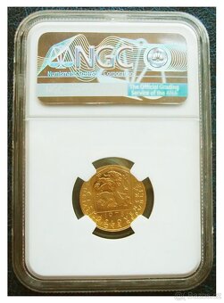 Dukát Karel IV. 1978, certifikát NGC MS 65 - 4